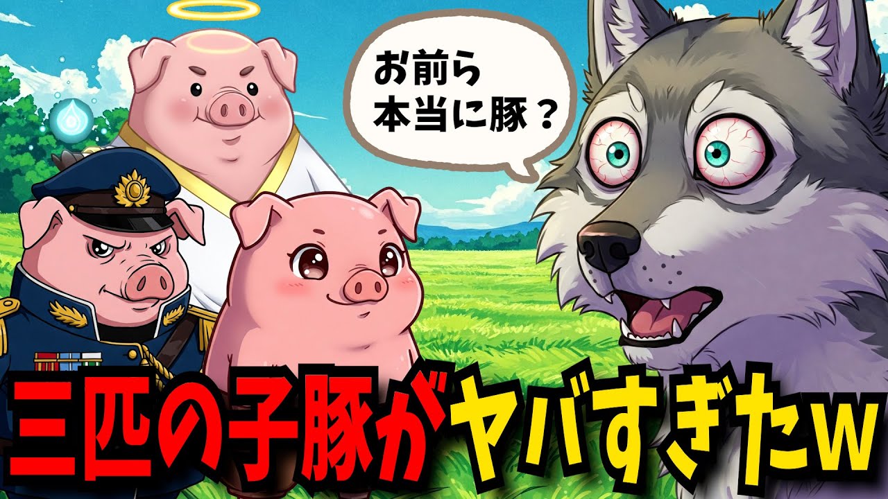 【マイクラ】即興で三匹の子豚をしたらｗｗ豚がヤバすぎたｗｗｗ【ホーカゴ帰宅部】