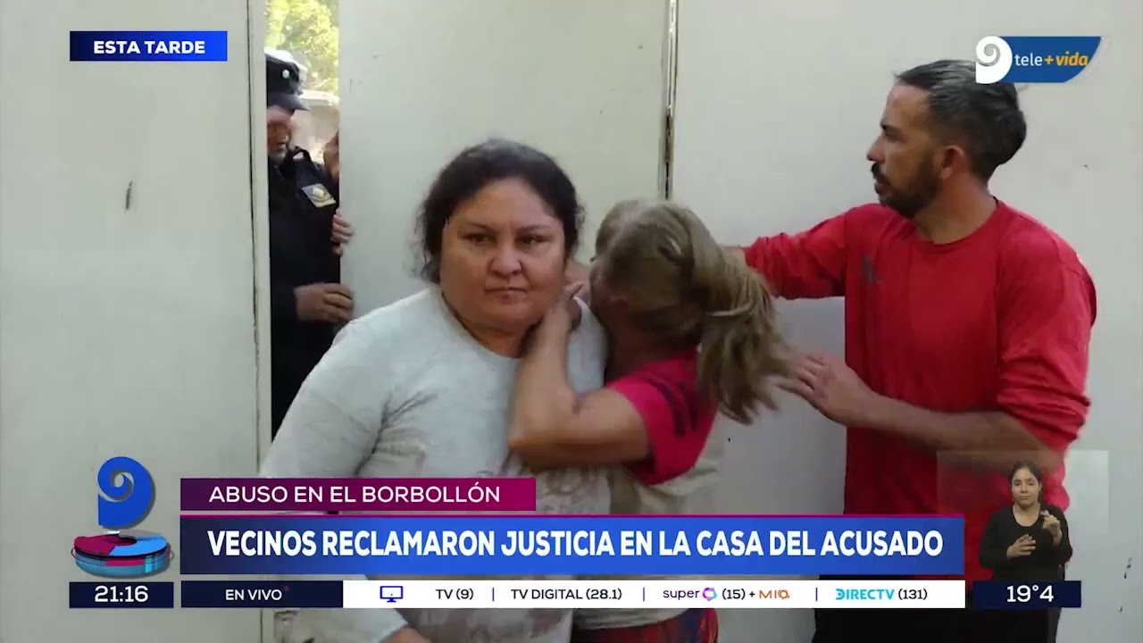 Vecinos de El Borbollón reclamaron justicia luego de que una joven denunció que fue abusada