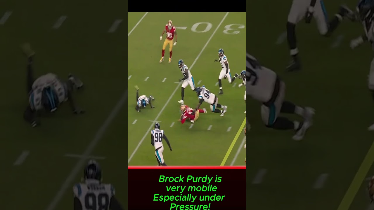 Brock Purdy 49ERS highlights #football #ninergang #niners #shorts
