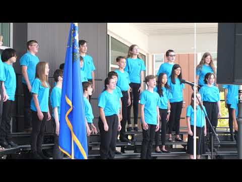 Marce Herz Middle School Advanced Choir sings Rise