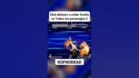 Choi stop or avoid Hidden vs Kyo KOF 2002 #kofnodead #shorts #reels #kof2002 #kof #ocultoskof