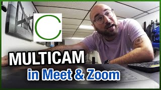 How to use multiple cameras with Meet or Zoom