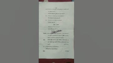 B.com 1st semester/year | Businesses Statistics || Questions paper 2022