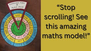Expanded Form & Place Value Wheel |easy DIY school project idea|Maths Working Model for Class 3 & 4 