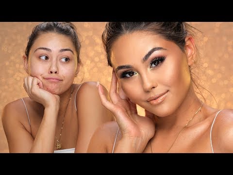 ULTIMATE BRONZE AND GLOWY MAKEUP TUTORIAL FOR BEGINNERS | Roxette Arisa
