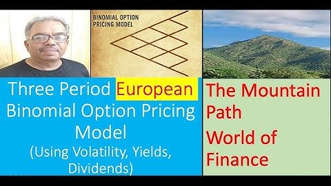 Three-Period (European) Binomial Option Pricing Model Using Volatility, Yield & Dividends (FD 03)