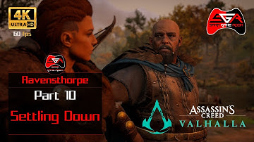 Assassins Creed Valhalla Gameplay - Part 10 Settling Down [4K UHD Xbox Series X]