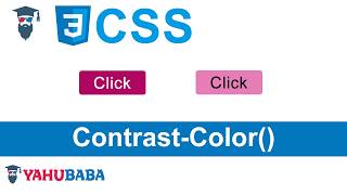 CSS Contrast-Color Tutorial in Hindi / Urdu