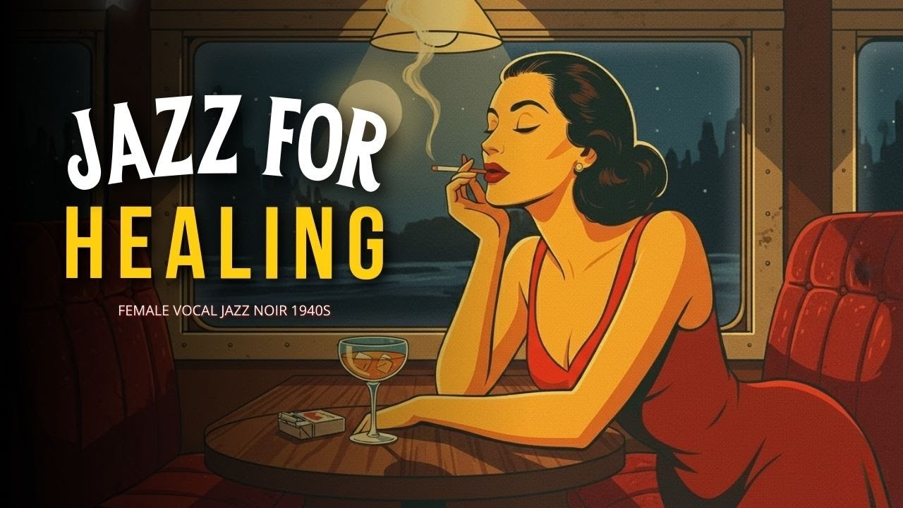 1940s Jazz Noir Vocal Playlist 🖤 | Dark Romance, Heartbreak & Sultry Female Jazz Songs