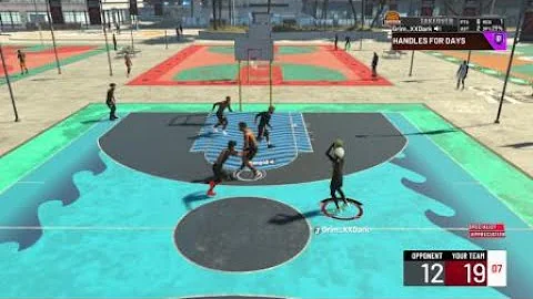 NBA 2K21 just a park clip