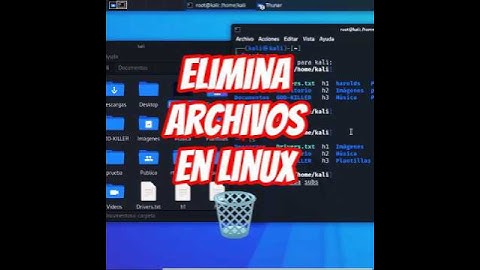 Cómo BORRAR Archivos y Carpetas desde Cualquier Terminal de Linux 🗑️ #kali #borrar #archive #hack ✅