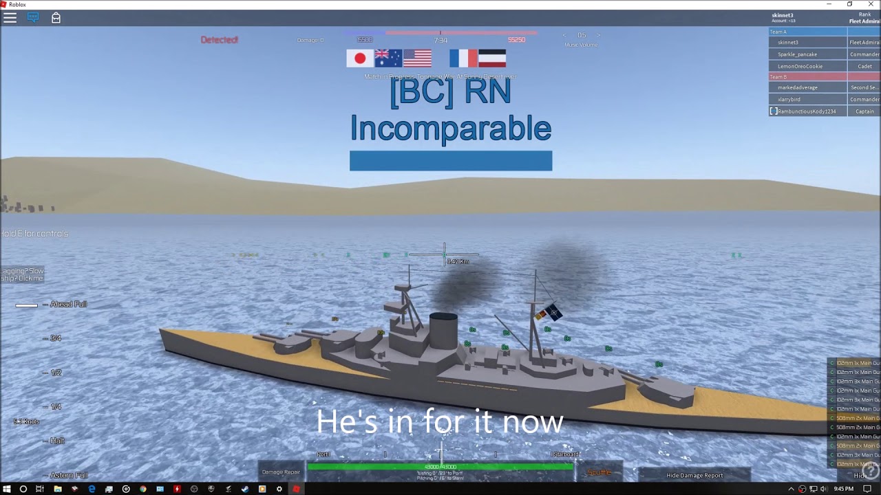 Magazine Detonation Roblox Naval 1918 Youtube - world at war 1918 roblox