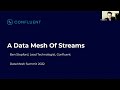 A data mesh of streams  ben stopford confluent