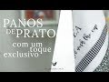 ESTÊNCIL EM PANOS DE PRATO: um toque exclusivo à sua cozinha