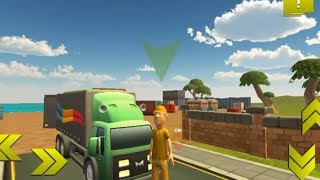 Game Kartun Mobil Bok Membawa Kardus - Konstruksi Truck screenshot 3