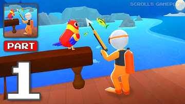 Sushi Diver - Gameplay Walkthrough Part 1 - Catching Fresh Sushi Underwater (iOS, Android)