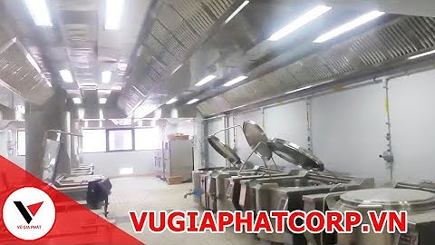 Cung cấp thiết bị bếp công nghiệp phục vụ hàng nghìn xuất ăn
