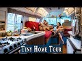 Off-Grid Lifestyle Family of 5 | Tiny Home Tour