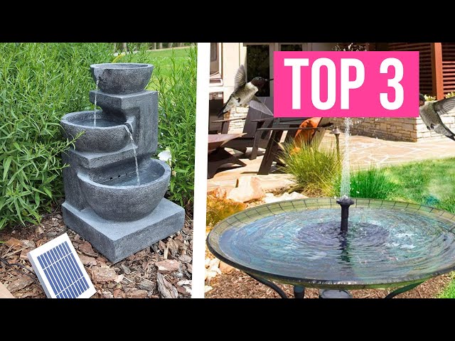 TOP 3 : Meilleure Fontaine Solaire 2022 