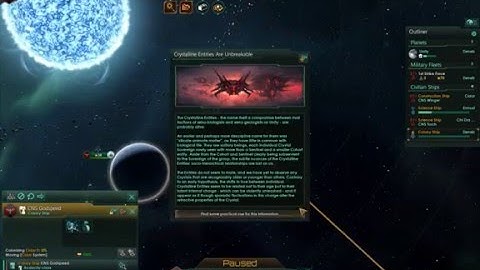 The colonization of the first planet (Stellaris)