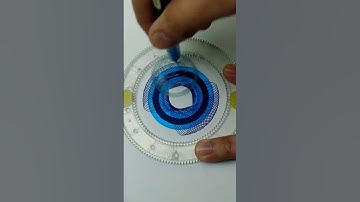 Soothing & Relaxing Spirals Sound Therapy | ASMR Spirograph Art! #art #shorts #spirograph #asmr