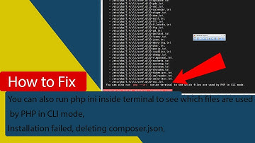 You can also run php ini inside terminal to see which files are used by PHP in CLI mode