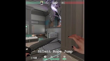 HOW TO SILENTLY JUMP ON HORIZONTAL ROPES IN VALORANT #shorts