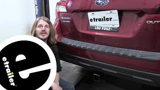 etrailer | DrawTite MaxFrame Trailer Hitch Installation  2019 Subaru Outback Wagon