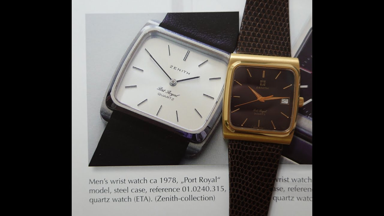 c1979 Zenith Port Royal III men's vintage watch NOS with box