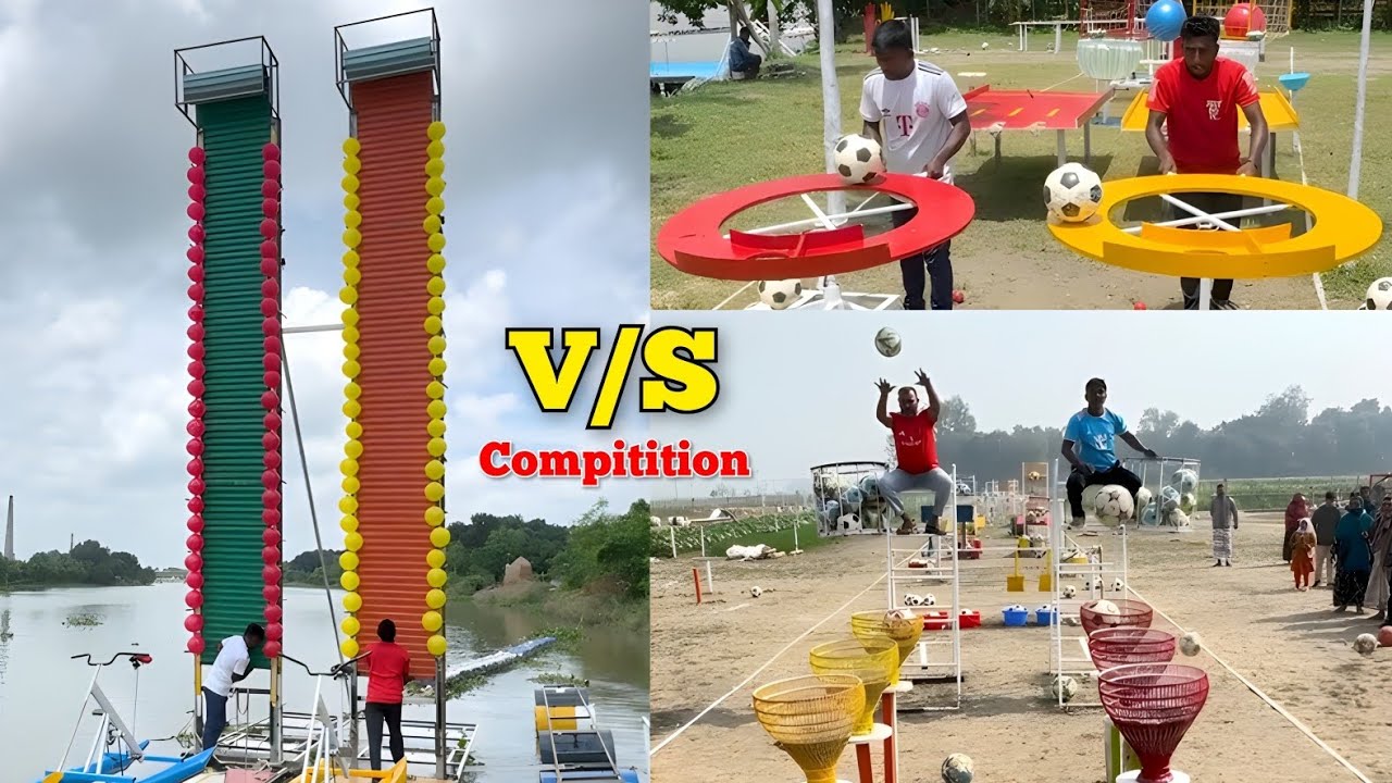 Balloon Bursting Contest And Football Match Showdown 🔥| Guess The Winner 🤔/ Sahil Challenge 