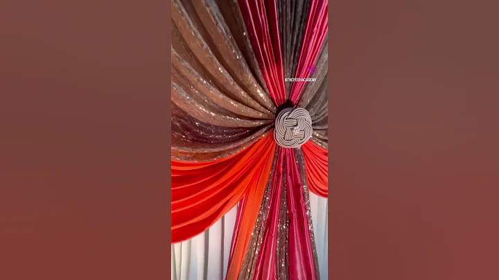 Premium Backdrop Tutorial Available | #howtosetupabackdrop #backdrop #eventdraping