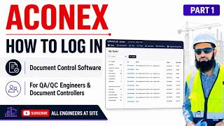 How to use Aconex for documentation/ Aconex Software part-01
