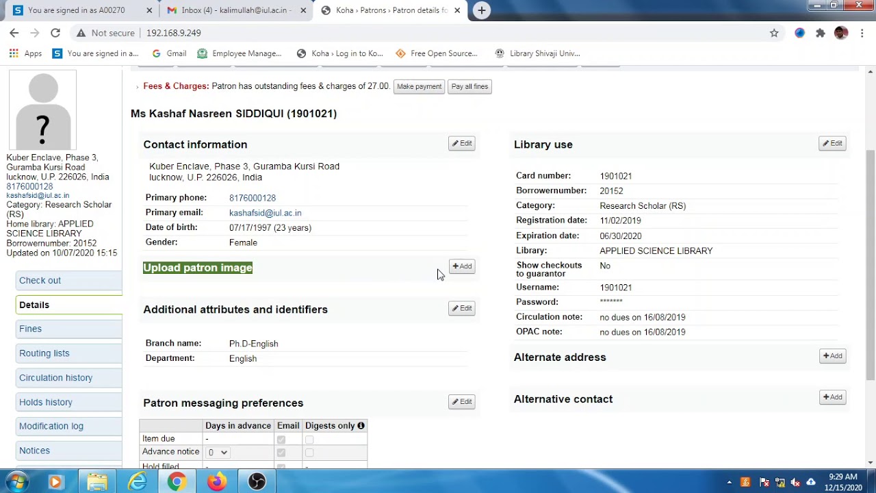 Koha Upload Patron Image  method 1