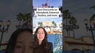 Get those discounts for Disney and universal!!😊| #discounts #couponing disneyland California trip