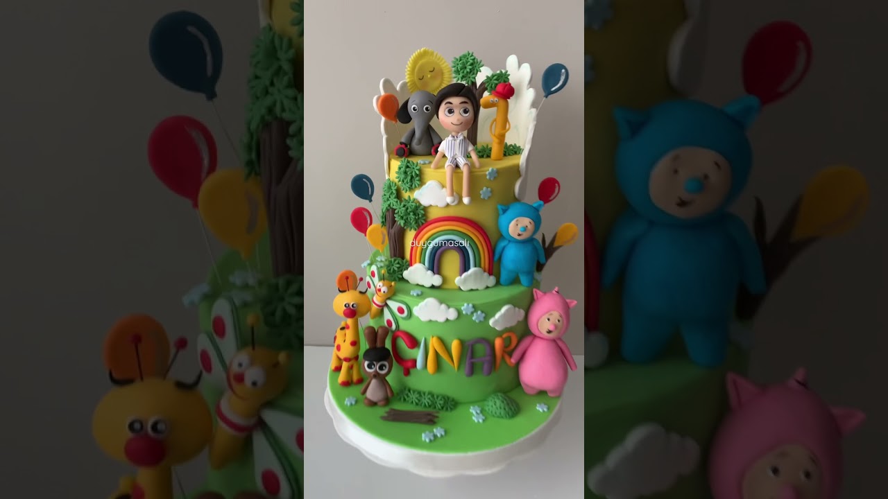 Baby TV Birthday Cake