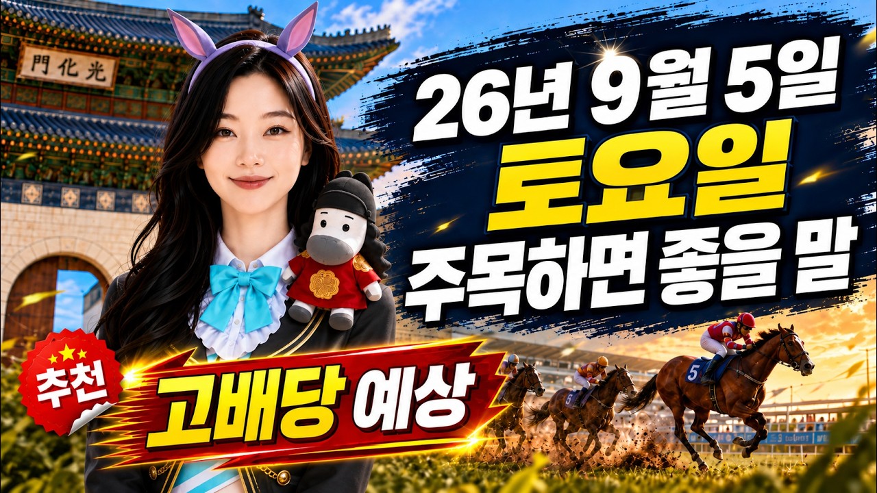 2026년 9월 5일 요일 서울 고배당 예상 마필