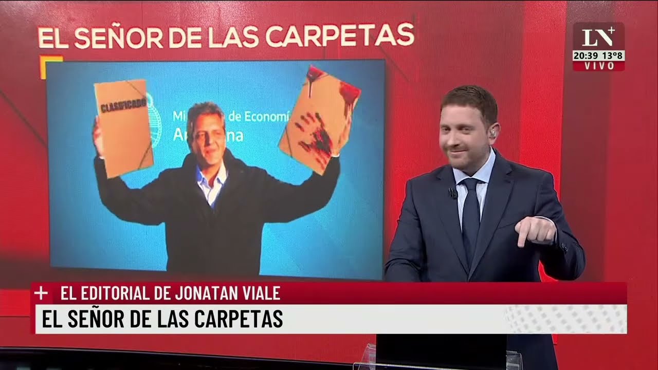 El señor de las carpetas; el editorial de Jonatan Viale