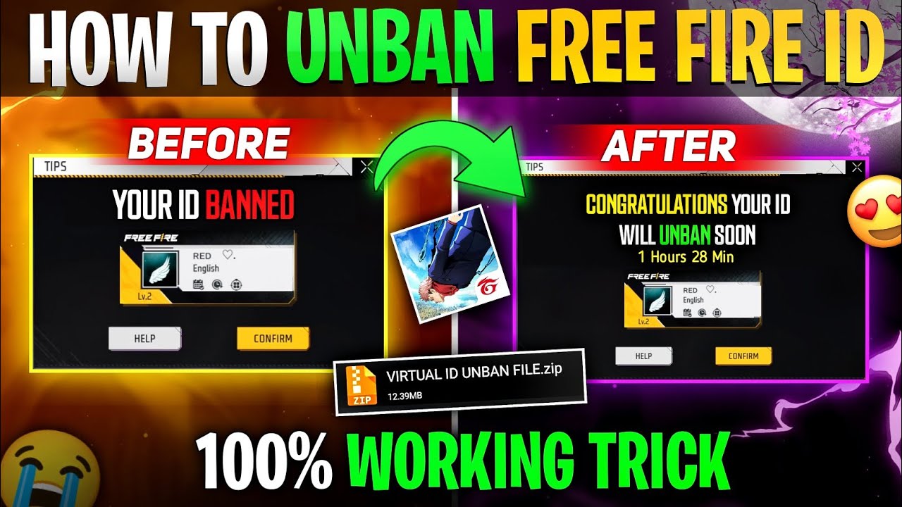 How to Unban Free Fire Suspended Account 2026 (100% Working Method) | FF ID UNBAN 😋