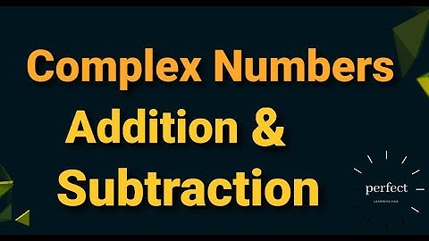 Addition and Subtraction of Complex Numbers in Urdu/Hindi