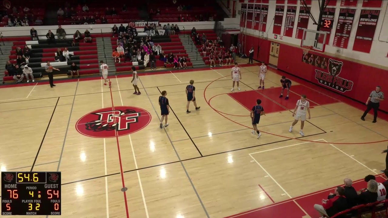 Glens Falls High School vs Broadalbin-Perth High School Mens Varsity Basketball