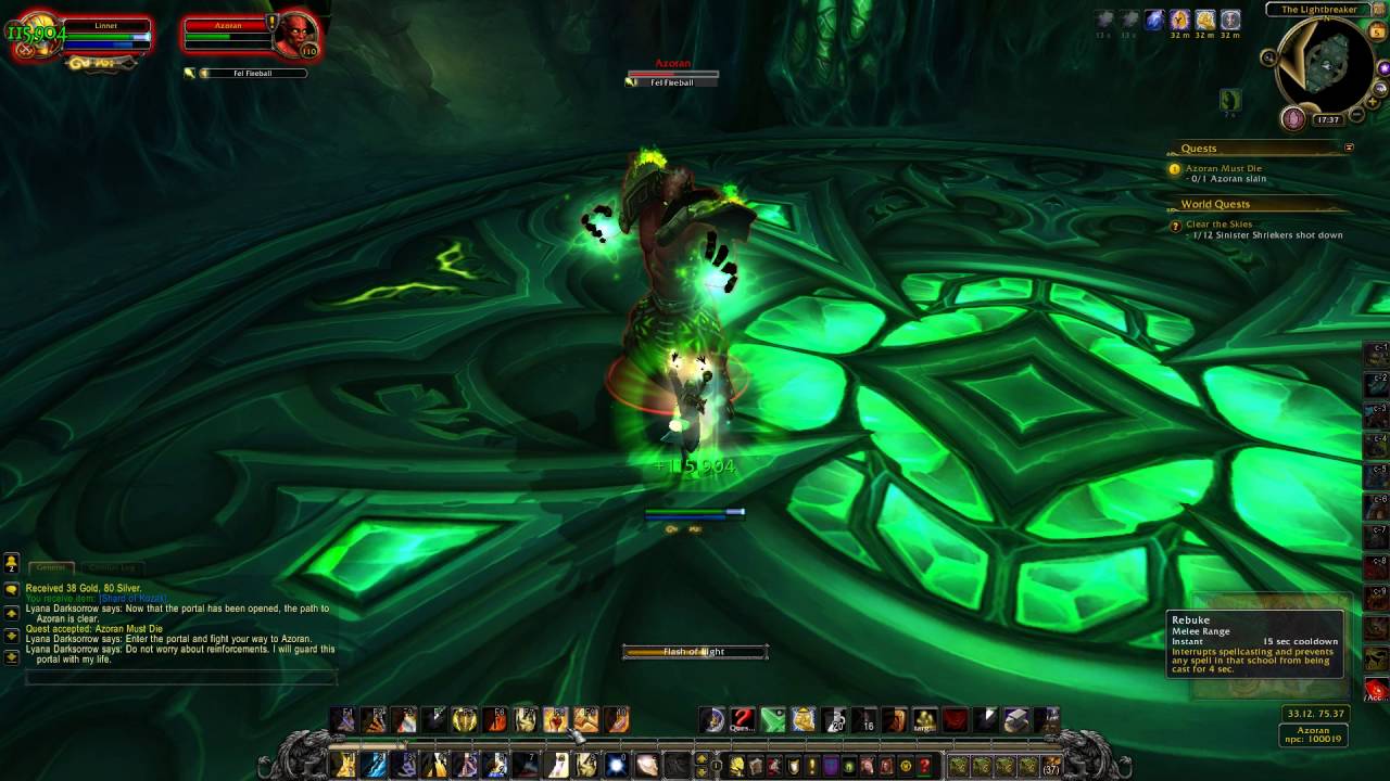 Azoran Must Die Quest ID 40412 Playthrough Suramar