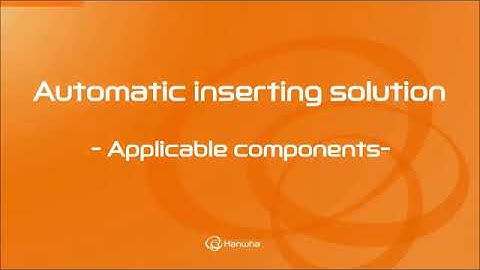 Hanwha SM485P Odd-Shaped & Flexible Component Mounter