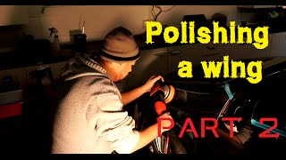 Polishing a car Wing using the flex 3401 vrg PART 2