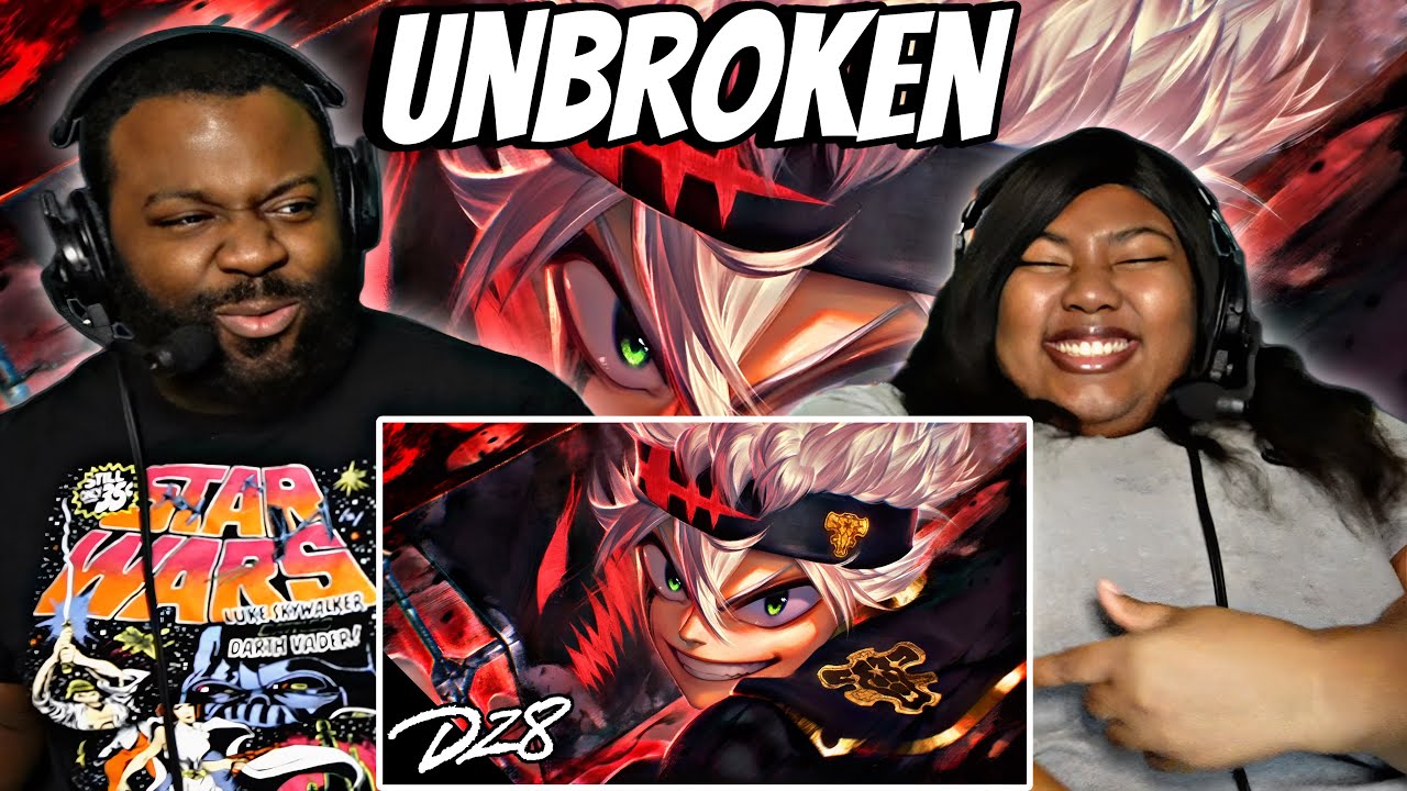 ASTA INSPIRED RAP SONG | "UNBROKEN" | DizzyEight x Musicality REACTION 🧑🏾‍💻‼️