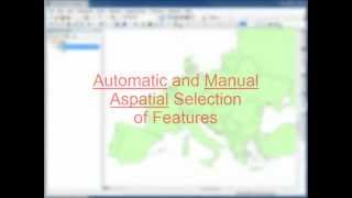 Automatic and Manual Aspatial Selection of Features in ArcGIS 10.1 Profile
