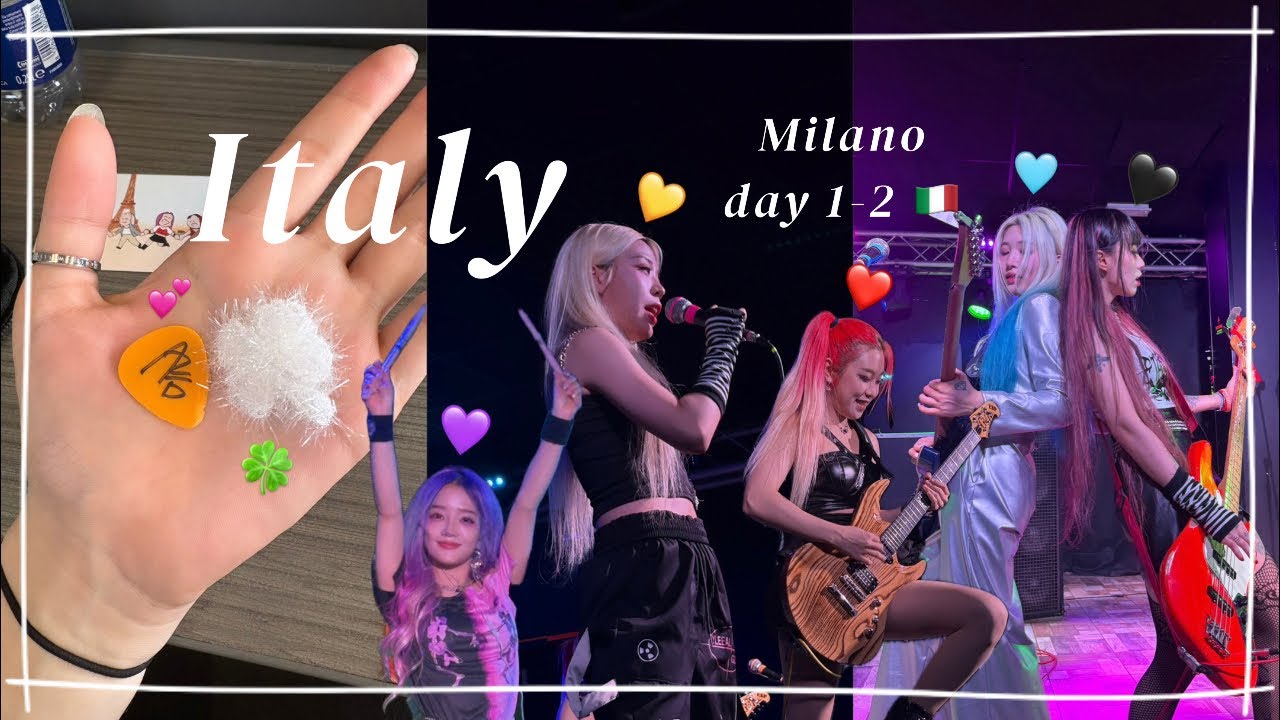 이탈리아 밀라노 vlog 🇮🇹 day 6-7 / 롤링쿼츠 콘서트 / Rolling Quartz concert / Rolling Quartz EU tour / at Milan