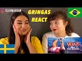 GRINGAS REAGINDO A ÁGUA COM AÇÚCAR - LUAN SANTANA