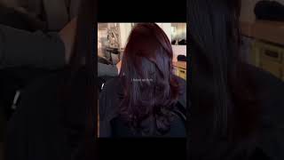 #cherrycolahair #darkcherry #fyp #barbie #viral #straighthair #fashion #fashion #makeup #hairstyle