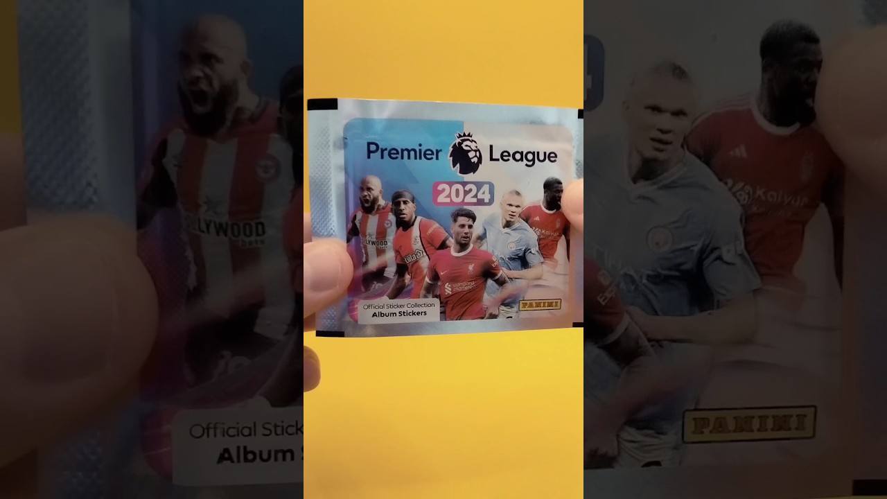 2024 Premier League Sticker Collection Pack Opening 