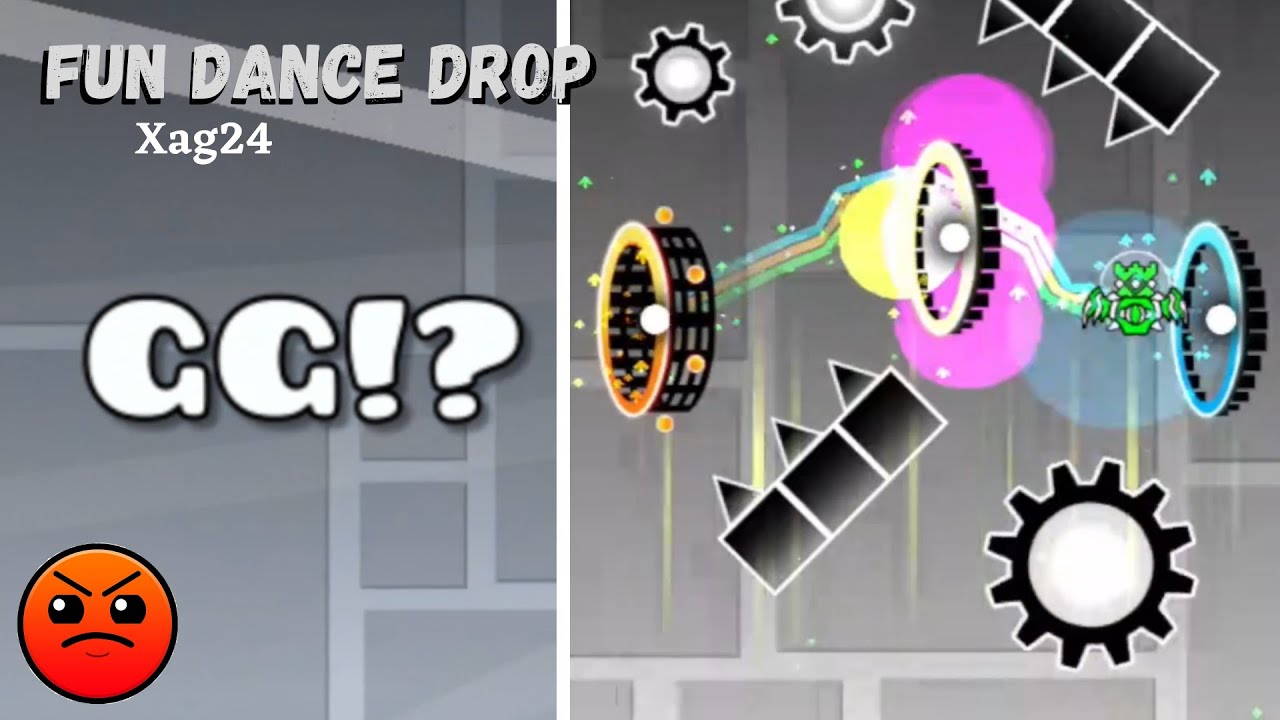 Que nivel curioso 👀 - Fun Dance Drop by Xag24 | Geometry Dash 2.11
